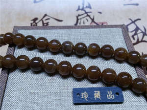 琪玉商城和田玉糖白玉且末山料圆珠项链手链10MM