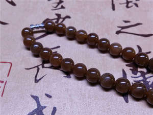 琪玉商城和田玉糖白玉且末山料圆珠项链手链10MM