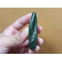 琪玉商城和田玉细腻完整碧玉籽料33.6克，玉友已结缘0701！