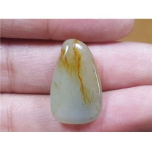 琪玉商城和田玉青白籽料3.2克C