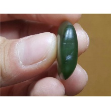 琪玉商城和田玉细腻完整碧玉手链籽料4.7克，玉友已结缘0506！