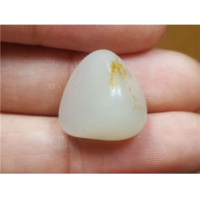 琪玉商城和田玉细腻油润一级白玉手链籽料3.8克