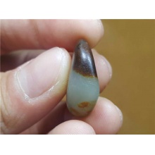 琪玉商城和田玉聚黑皮白玉籽料3.7克，玉友已结缘0506！