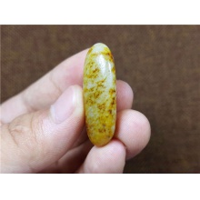 琪玉商城和田玉细腻金黄皮白玉籽料8.7克