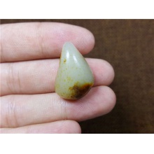 琪玉商城和田玉细腻金黄皮青白玉手链籽料7.8克