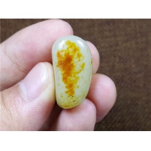 琪玉商城和田玉细腻金黄皮青白玉手链籽料7.8克