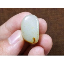 琪玉商城和田玉细腻金黄皮青白玉手链籽料7.8克