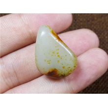 琪玉商城和田玉细腻金黄皮青白玉手链籽料7.8克