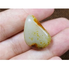 琪玉商城和田玉细腻金黄皮青白玉手链籽料7.8克