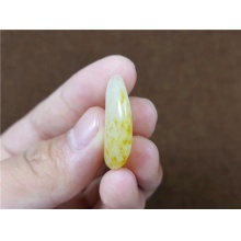 琪玉商城和田玉细腻油润撒金皮白玉手链籽料5.7克
