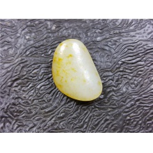 琪玉商城和田玉细腻油润撒金皮白玉手链籽料5.7克