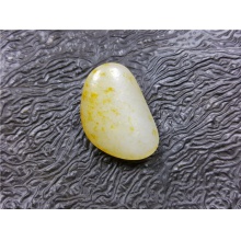 琪玉商城和田玉细腻油润撒金皮白玉手链籽料5.7克