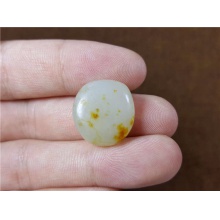 琪玉商城和田玉细腻油润饱满黄皮白玉手链籽料5克