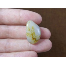 琪玉商城和田玉细腻老熟秋梨皮白玉手链籽料5.4克，已配4206手链！