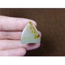 琪玉商城和田玉枣红皮青白玉籽料11.9克