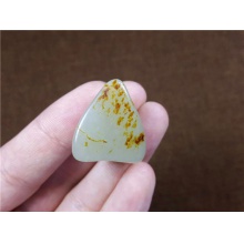 琪玉商城和田玉枣红皮青白玉籽料11.9克