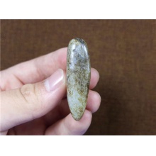琪玉商城和田玉细腻黑皮籽料14.7克