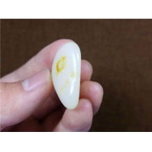 琪玉商城和田玉细腻油润一级白玉籽料5.4克