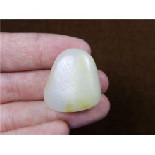 琪玉商城和田玉细腻油润一级白玉籽料5.4克