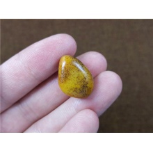 琪玉商城和田玉细腻油润鸡油黄沁籽料5.2克