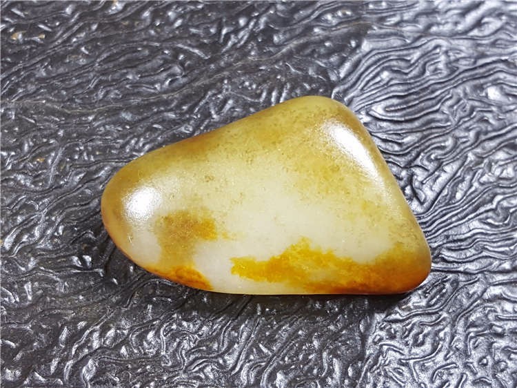 琪玉商城和田玉秋梨皮白玉玩料118克wp