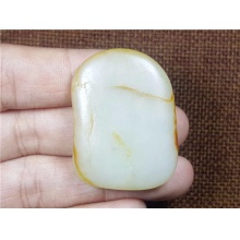 琪玉商城和田玉红皮好型白玉籽料23克，玉友已结缘0713！