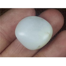琪玉商城和田玉细腻油润完整饱满白玉籽料5.6克