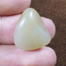 琪玉商城和田玉细腻油润白玉手链籽料3.6克