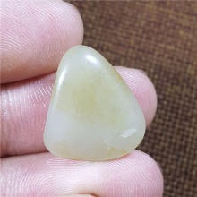 琪玉商城和田玉细腻油润白玉手链籽料3.6克
