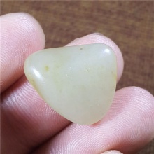 琪玉商城和田玉细腻油润白玉手链籽料3.6克