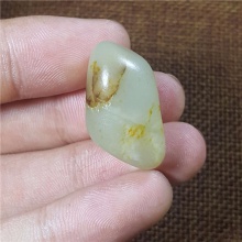 琪玉商城和田玉细腻油润青白玉手链籽料9.7克