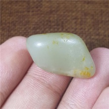 琪玉商城和田玉细腻油润青白玉手链籽料9.7克