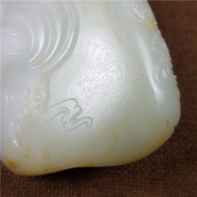 琪玉商城和田玉细腻油润白玉籽料双龙戏珠大摆件441.3克，询价！WP