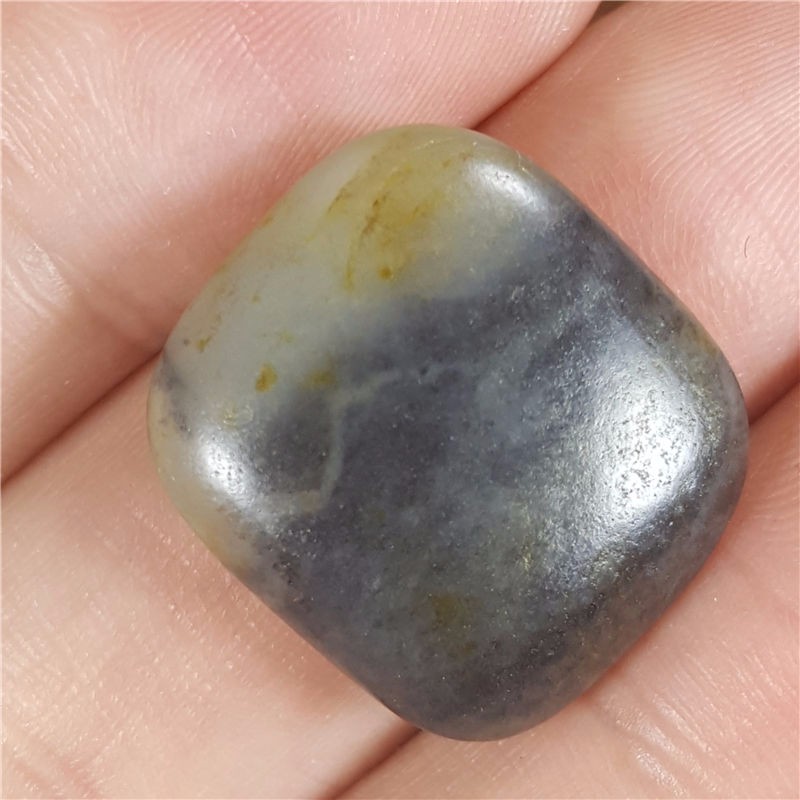 琪玉商城和田玉细腻油润完整青花籽料4.7克