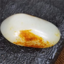 琪玉商城和田玉细腻油润双面天地枣红皮籽料31.8克，重器询价！