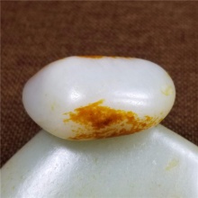 琪玉商城和田玉细腻油润双面天地枣红皮籽料31.8克，重器询价！