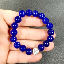 天然水晶玛瑙琥珀南红碧玉珍珠金丝青金钻石男女士手链【买二赠送纯棉盘玩袋】玉友批发询价