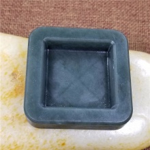 琪玉商城和田玉黑青玉山料观赏珠宝盆56.2克