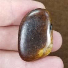 精品收藏细腻油润红黄沁籽料苏州名家王清作品必定成龙挂件13克