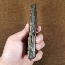 琪玉商城新疆早期地表纯天然戈壁玛瑙木化石小摆件258.2克