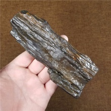 琪玉商城新疆早期地表纯天然戈壁玛瑙木化石小摆件258.2克