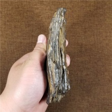 琪玉商城新疆早期地表纯天然戈壁玛瑙木化石小摆件354.3克