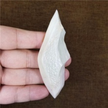 琪玉商城新疆早期地表纯天然戈壁羊脂白玉级泥石小玩料29克