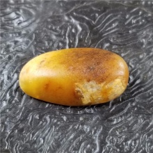 琪玉商城和田玉细腻油润鸡油黄沁手链籽料5.2克