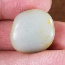琪玉商城和田玉细腻油润完整饱满手链籽料7.3克