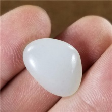 琪玉商城和田玉细腻油润一级白玉手链籽料3.2克