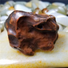 新疆大漠戈壁奇石玉化玛瑙玩料天然特色龙龟小摆件142克