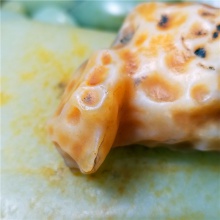 新疆大漠戈壁奇石玉化玛瑙玩料天然特色撒金皮龙龟小摆件58.8克