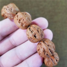 北京门头沟野生小核桃京八棱高端文玩手串18MM39.5克