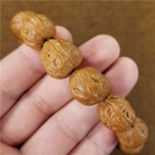 北京门头沟野生小核桃京八棱高端文玩手串15MM27.6克